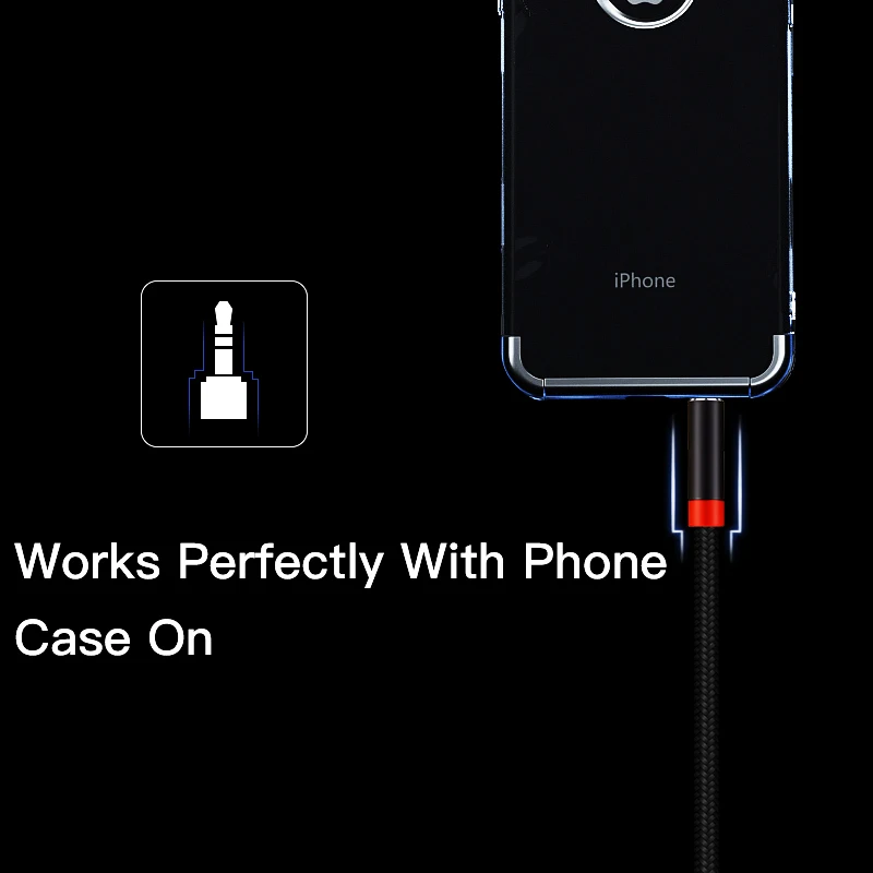 AUX кабель Lungfish с разъемом 3 5 мм аудиокабель для динамика 1 м 2 iphone Samsung xiaomi