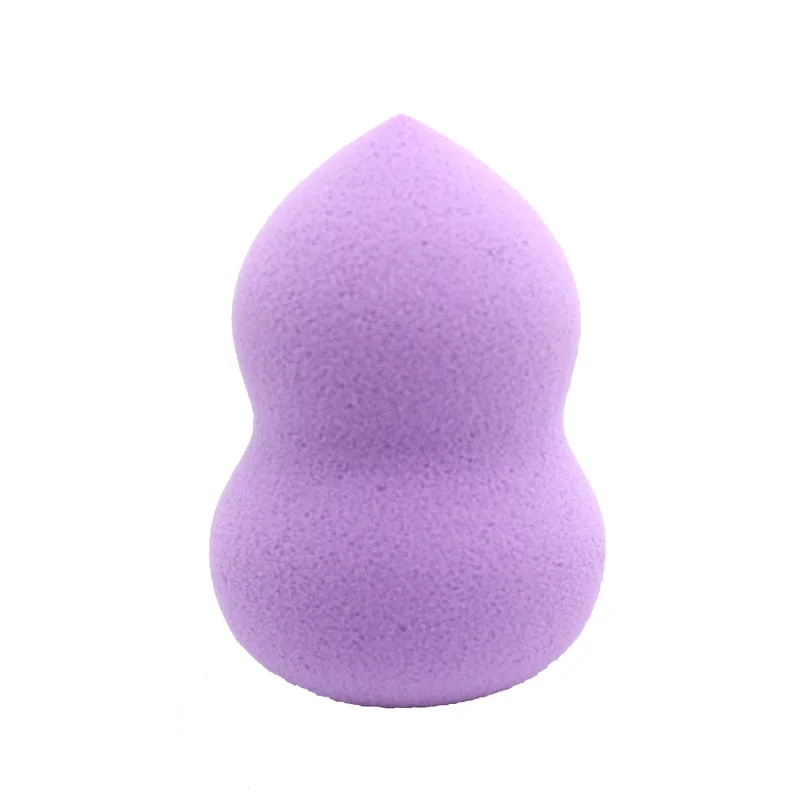 1Pcs Gourd Purple Sinso 4 шт. губка для макияжа, высокое качество, настоящая мягкая пудра, косметическая пудра, мягкая губка для макияжа, косметические инструменты в форме капли воды, 8 цветов - Цвет: 1Pcs Gourd Purple