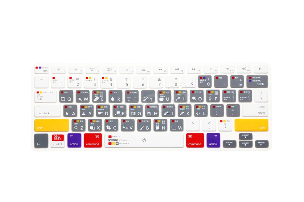 Силиконовый чехол для клавиатуры Macbook Air Pro Retina 13 3 15 4 17 G6|Чехлы клавиатуры| |