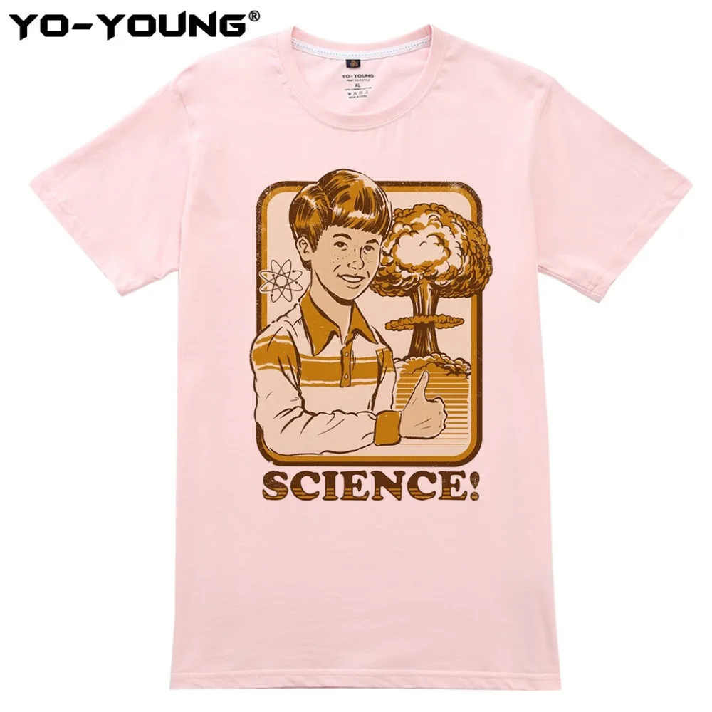 Мужские повседневные летние футболки Science is Great Student Обложка для учебника
