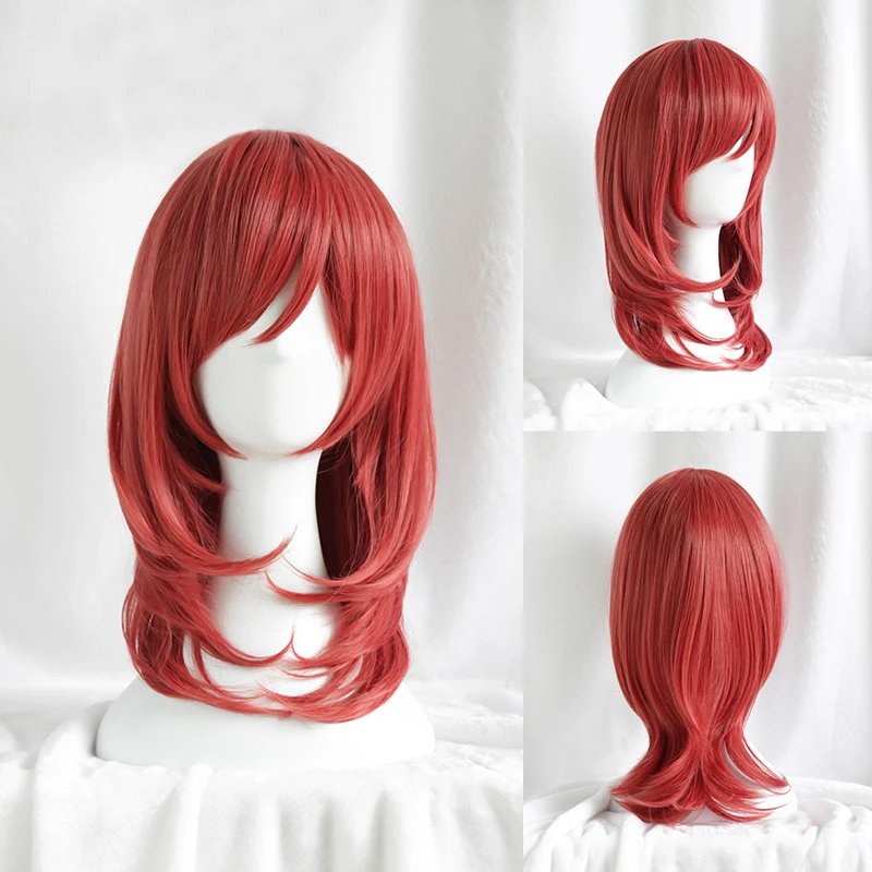 LoveLive! Парик из синтетических волос Love Live Maki Nishikino средний волнистый парик для