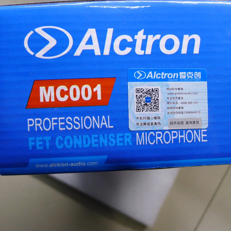 Высокое качество Alctron MC001 конденсаторный микрофон pro Студийный для записи с