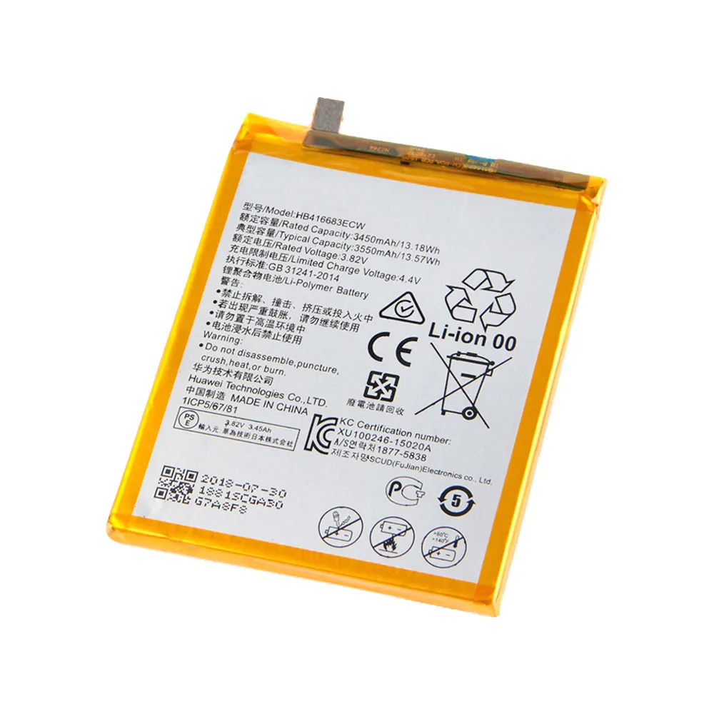 QrxPower сменный аккумулятор 3450 мАч HB416683ECW для huawei Nexus 6P H1511 H1512 сменный аккумулятор Бесплатные инструменты