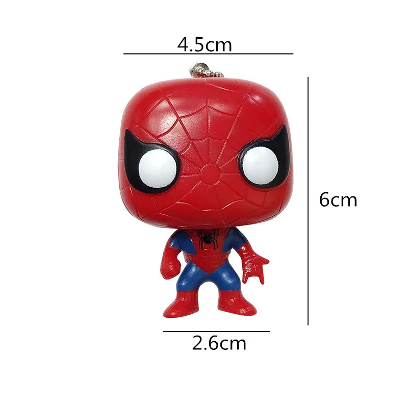 Модные креативные брелоки Marvel Мстители Капитан Америка Железный человек Человек