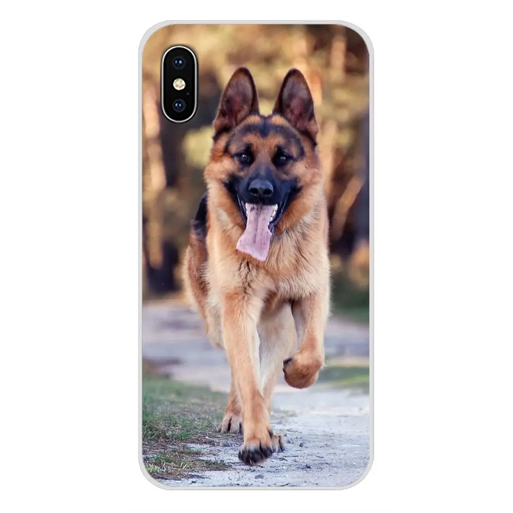 Аксессуары чехлы для телефонов Чехлы немецкой овчарки Love Samsung Galaxy A5 A6S A7 A8 A9S Star J4 J6