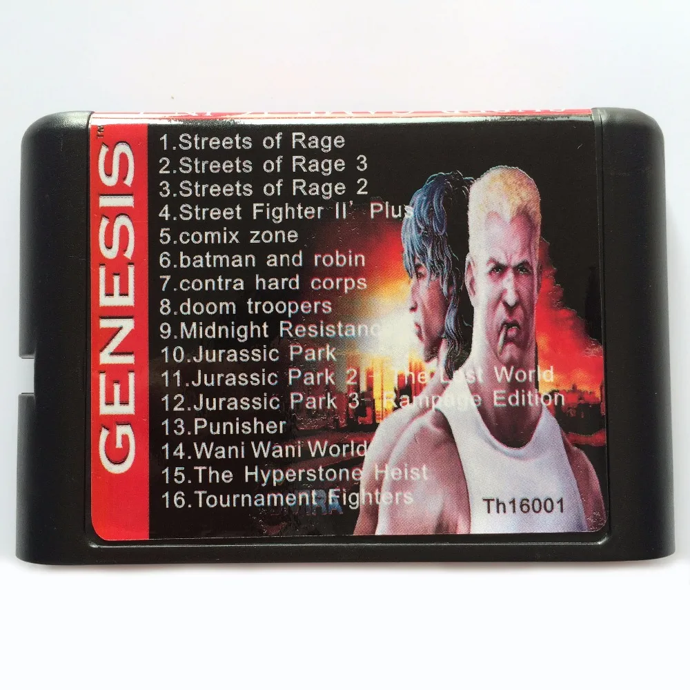 Новый картридж Sega 16 в 1 для битного Mega Drive / Genesis|sega in 1|sega megasega mega drive |