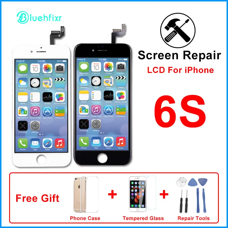 Без битых пикселей экран для iPhone 6 6 S Plus 5S SE iPhone 7 8 Plus ЖК-дисплей с сенсорным экраном AAA Качество для iPhone 6 экран