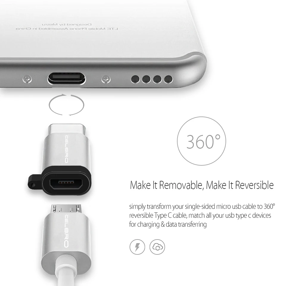 USB 3,1 Тип C кабель-переходник Micro USB флеш-накопитель USB с гнездовым для Тип C Male преобразователь OTG USB-C зарядки для LG G6/Oneplus 3T/sony Xperia XZ