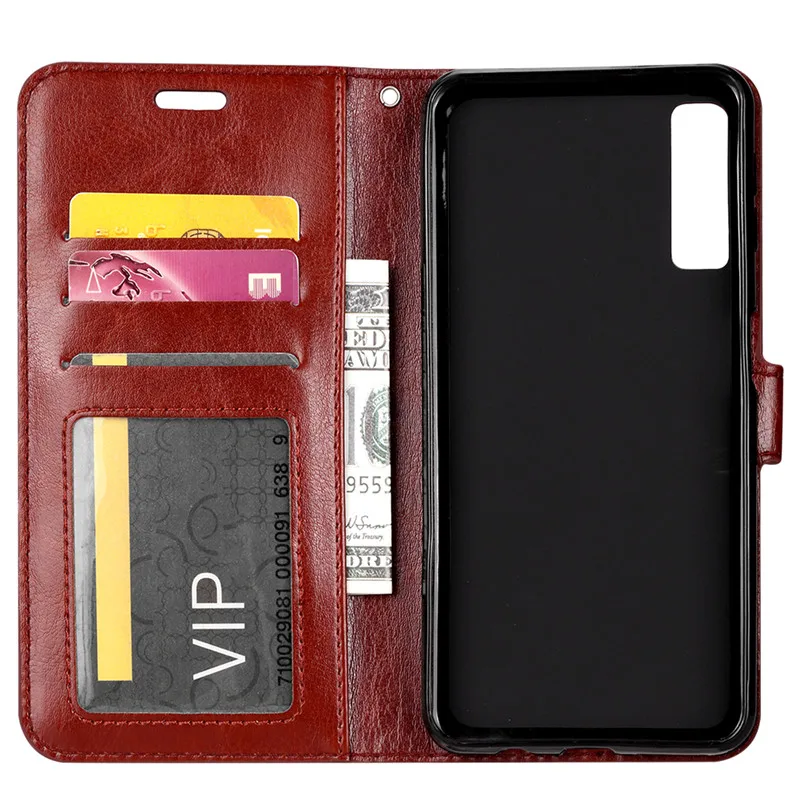 Micgita Case For Xiaomi Mi 9 Leather Cases Black Silicone + PU Retro Wallet Flip Cover Mi9 Book Style Protector | Мобильные телефоны