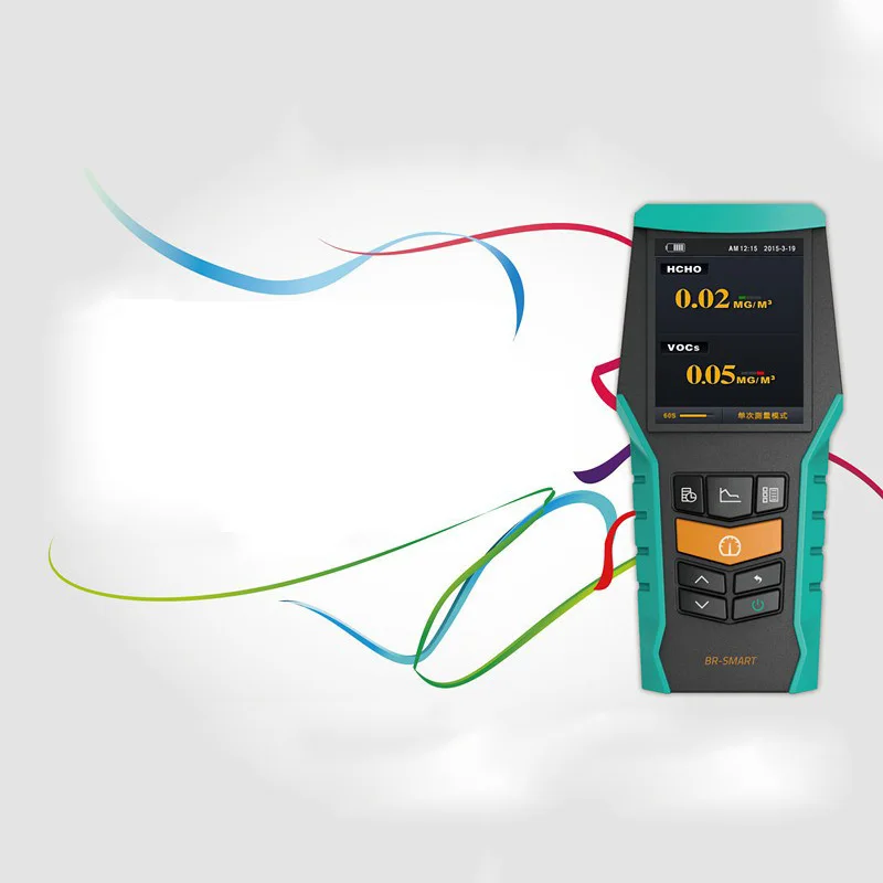 4 в 1 монитор качества воздуха PM2.5 PM10 TVOC HCHO Формальдегид детектор воздуха PM 2,5 монитор Co2 сенсор 2,4 дюймов ЖК-анализатор газа