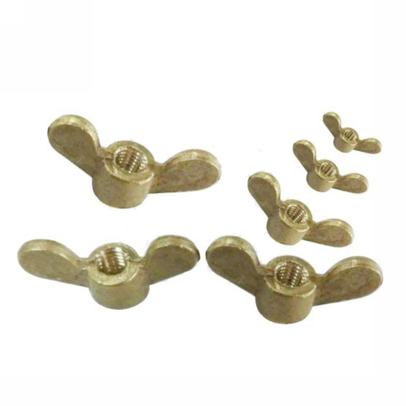 

M4*0.7 M5*0.8 M6*1.0 M8*1.25 M10*1.5 M12*1.75 Brass Wing Nuts Thumb Butterfly