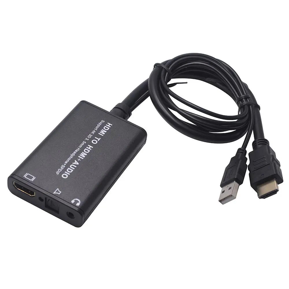 Топ предложения DMI аудио сплиттер + оптический HDMI к Audio (SPDIF) 4 К * 2 3D | Электроника