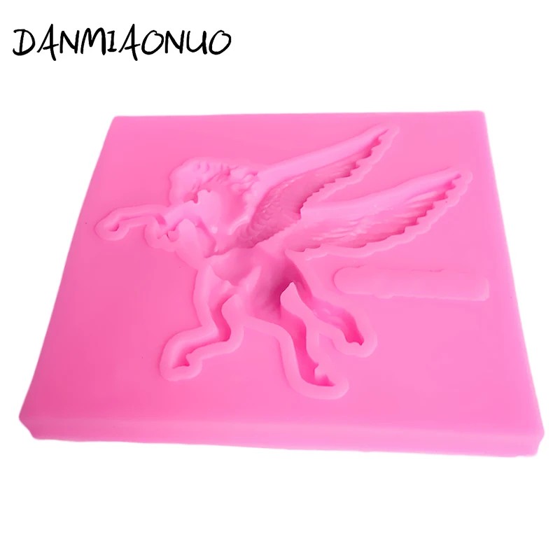 Силиконовые формы для глиняного мыла Fly Horse выпечки DIY помадки инструменты