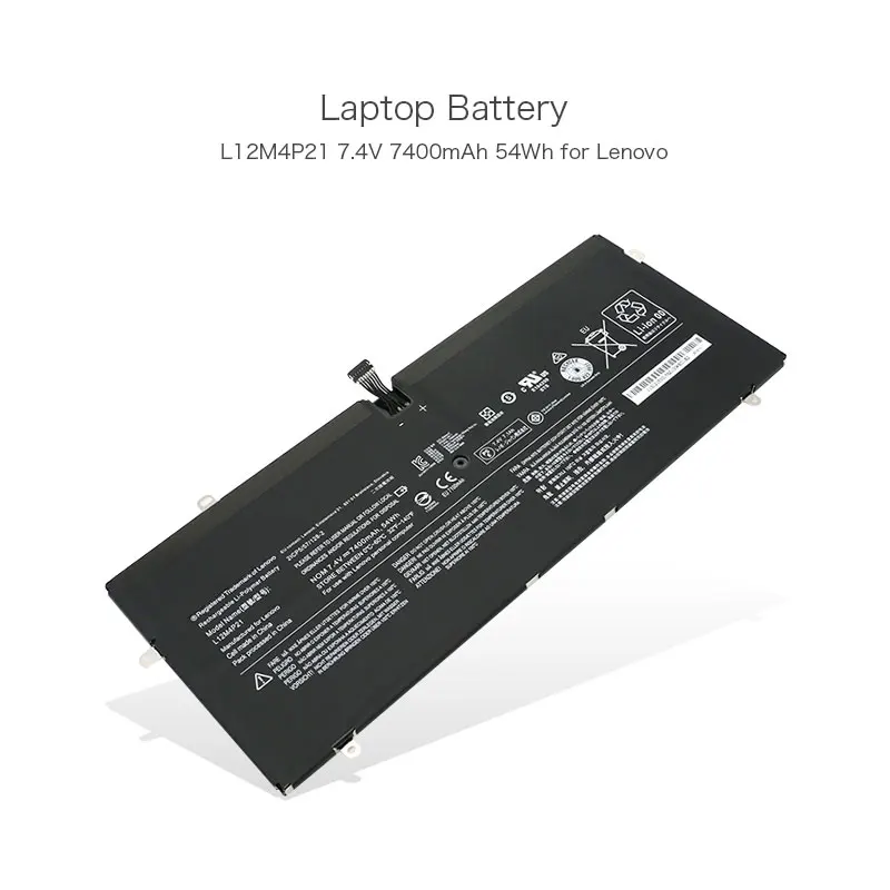 100% оригинал 7 4 в 7400 мАч 54Wh дополнительный аккумулятор для ноутбука Lenovo Yoga 2 Pro 13 Y50