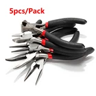 5 шт.компл. 4,5 дюймов мини-электронные плоскогубцы диагональные боковые кусачки резак для кабеля инструмент для ремонта
