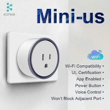 Умная Мини розетка Youpin Kankun с Wi Fi сертификацией UL голосовое управление через Google