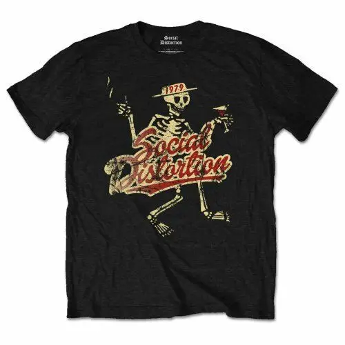 Social Distortion винтажная 1979' Футболка новая и официальная! Дешевые оптовые футболки