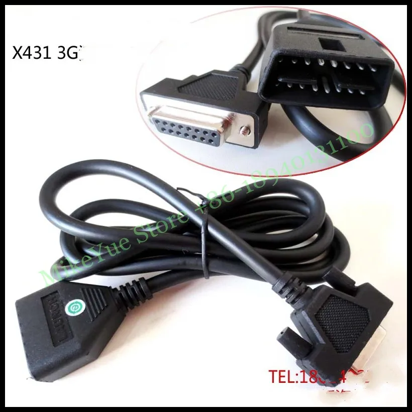 for Launch X431 GDS 3G DLC Main Cable CRP123 Creader VII+ Creader VIII CRP129 OBD I II Test Cable