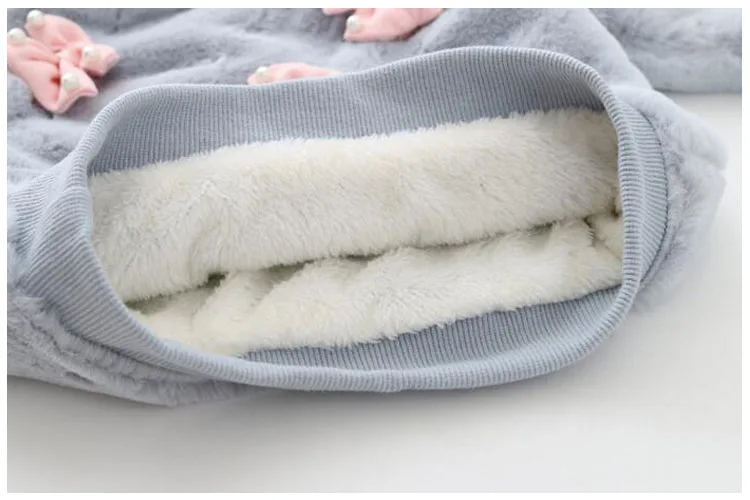 Детский Теплый пуловер BibiCola толстый свитшот для новорожденных верхняя одежда