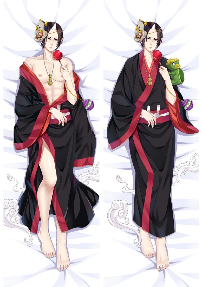 4 Обновленная информация от декабря, японский аниме Hoozuki no Reitetsu cool boy HOZUKI hugging Body pillow Чехол Dakimakura body pillow cover Чехол - Цвет: 4