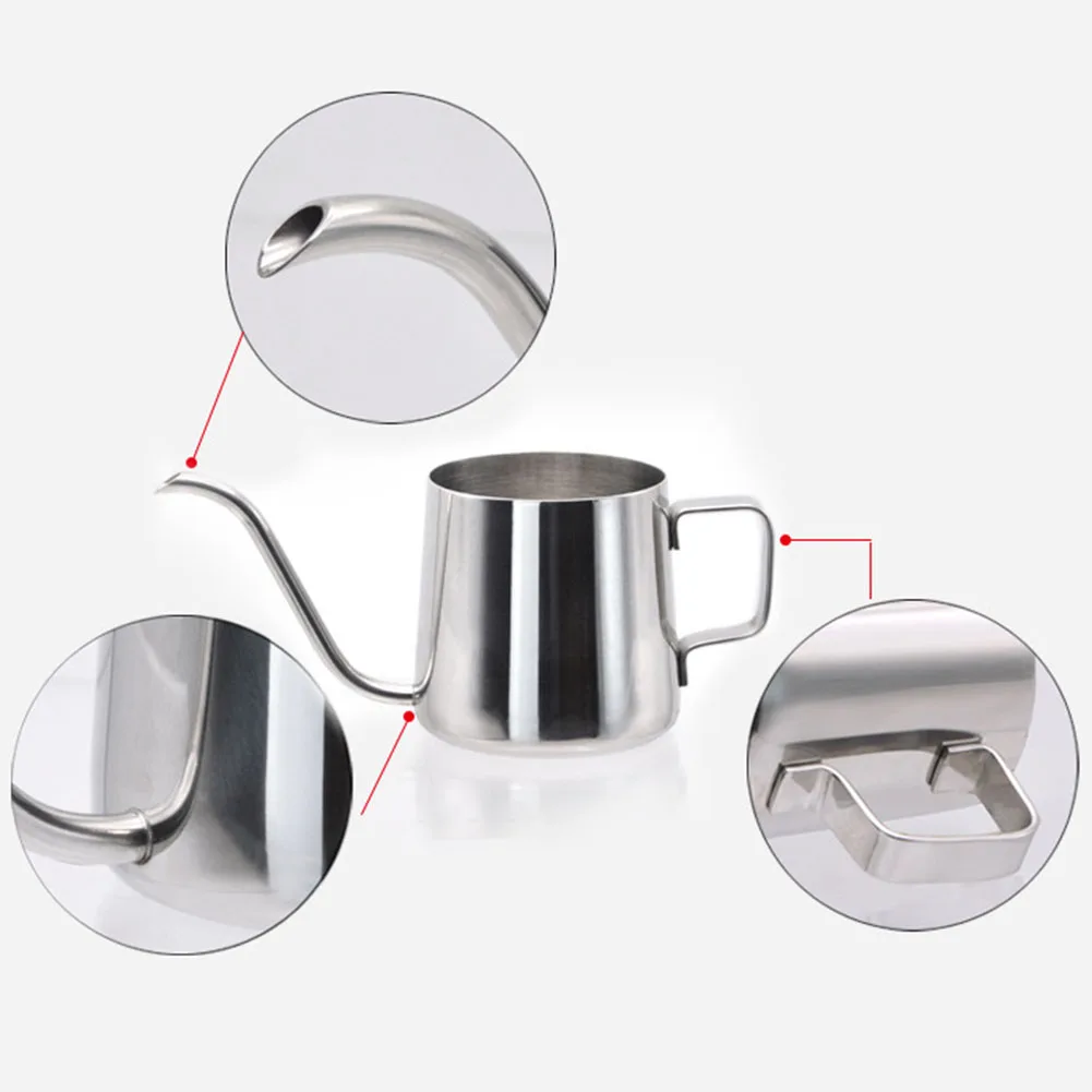 250 мл гусиная шея из нержавеющей стали наполнитель для кофе подвесная капельная