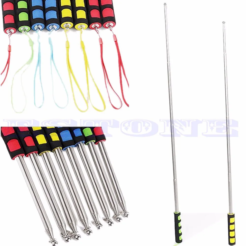 Новый 2 м портативный выдвижной Полюс ручной Флаг полюс Телескопический Ferula