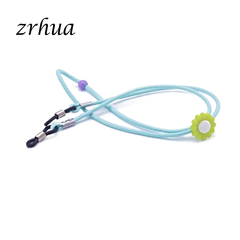 lake blue ZRHUA детская стеклянная веревка для глаз Стекло для очков солнцезащитное стекло es цепочка для очков для чтения шнур держатель шейный ремешок ювелирные изделия Аксессуары для девочек - Цвет: lake blue
