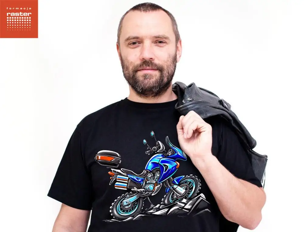 1 Футболка Motorrad Mit HON. Мотоцикл TRANSALP новые летние футболки для мужчин хлопок прохладный футболки для девочек - Цвет: 1