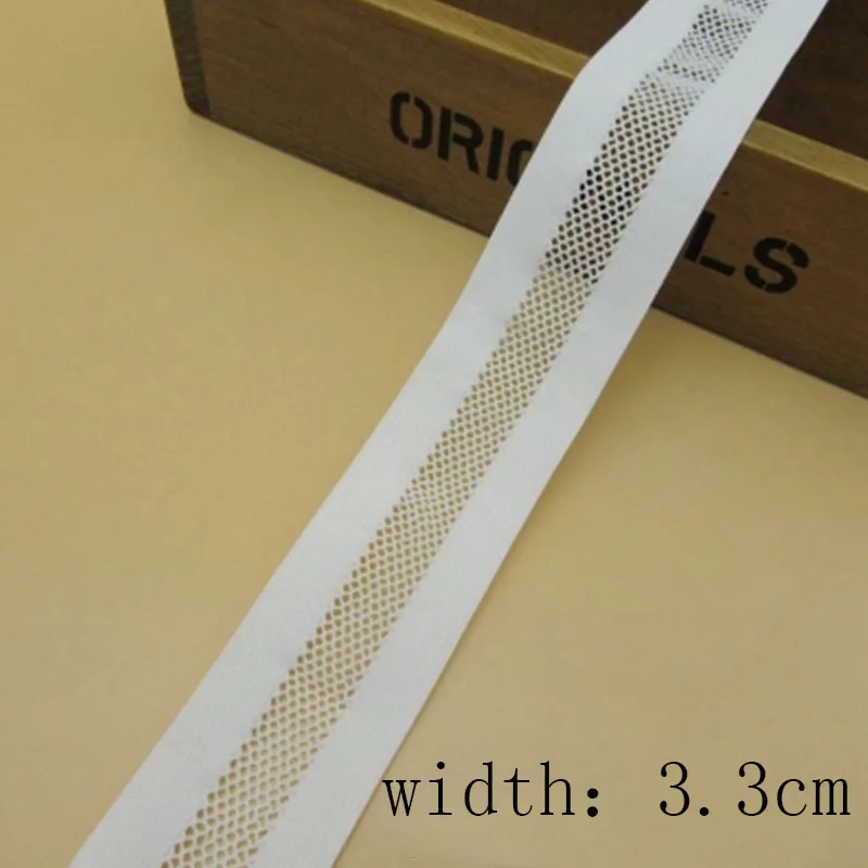 white 3.3width 3 м/лот, супер тонкая, мягкая, белая, черная, сетчатая, эластичная лента, для детской одежды, для шитья, ручная работа, сделай сам, украшение, сетка, эластичная лента - Цвет: white 3.3width