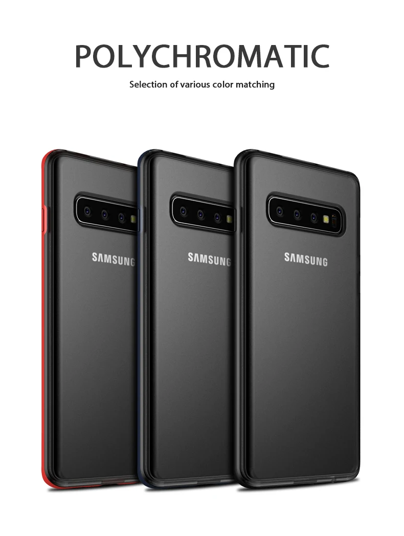 Чехол для samsung Galaxy Note 10 Plus Note 10 матовый полупрозрачный жесткий противоударный чехол для samsung Galaxy S10 Plus S10e Note 10