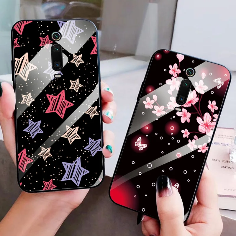 Для Red mi K20 Pro 6 5A 6A 7A 5 5Plus Мягкий чехол из закаленного стекла для Xiao F1 9 8 SE Lite 9T Note 4 4x
