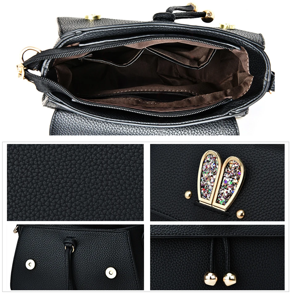 Сумка Coofit Женская повседневная из искусственной кожи с кроличьими ушами | Багаж и