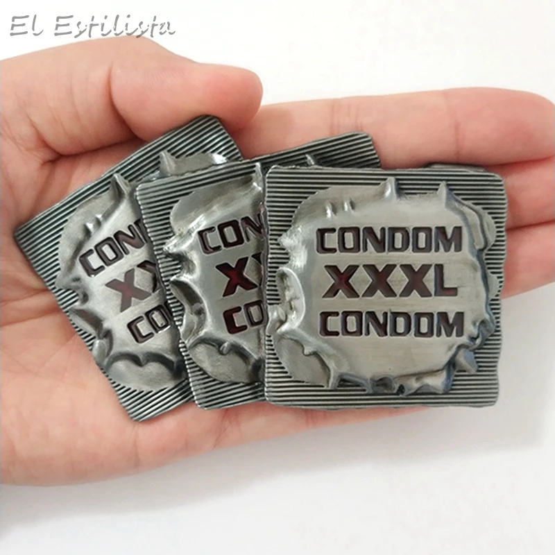 Креативная Мужская пряжка для ремня презерватив шириной 4 см ковбойская Новинка