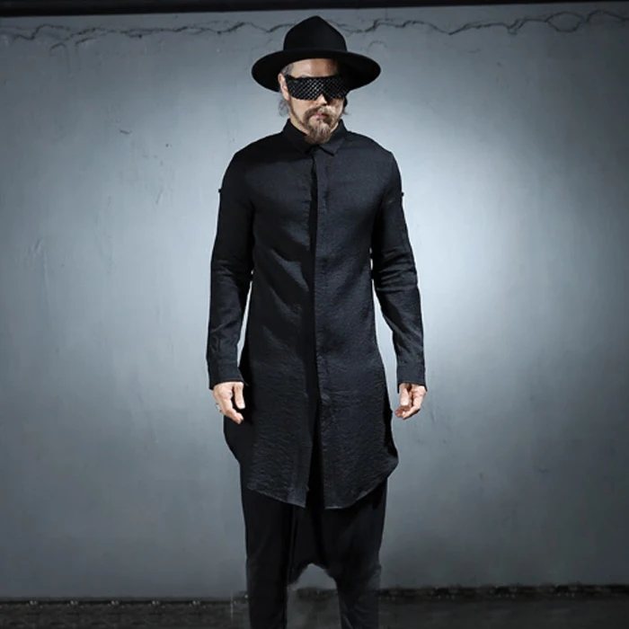 S 6XL! Мужской длинный хлопковый тренд с длинным рукавом для культивации морали