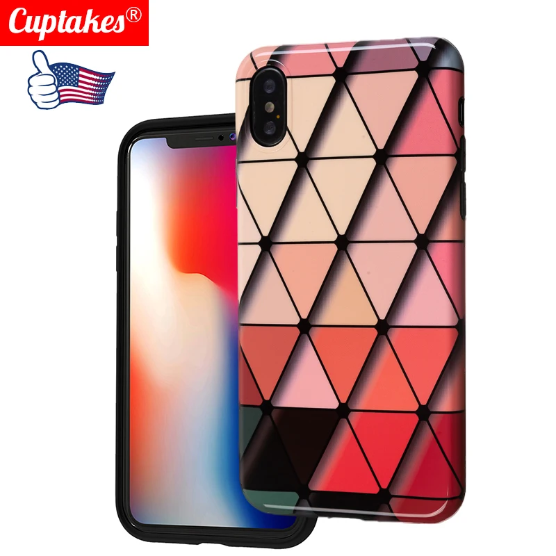 Роскошный брендовый глянцевый мягкий силиконовый чехол для Apple iPhone X 10 XS Max XR 7 Plus 8