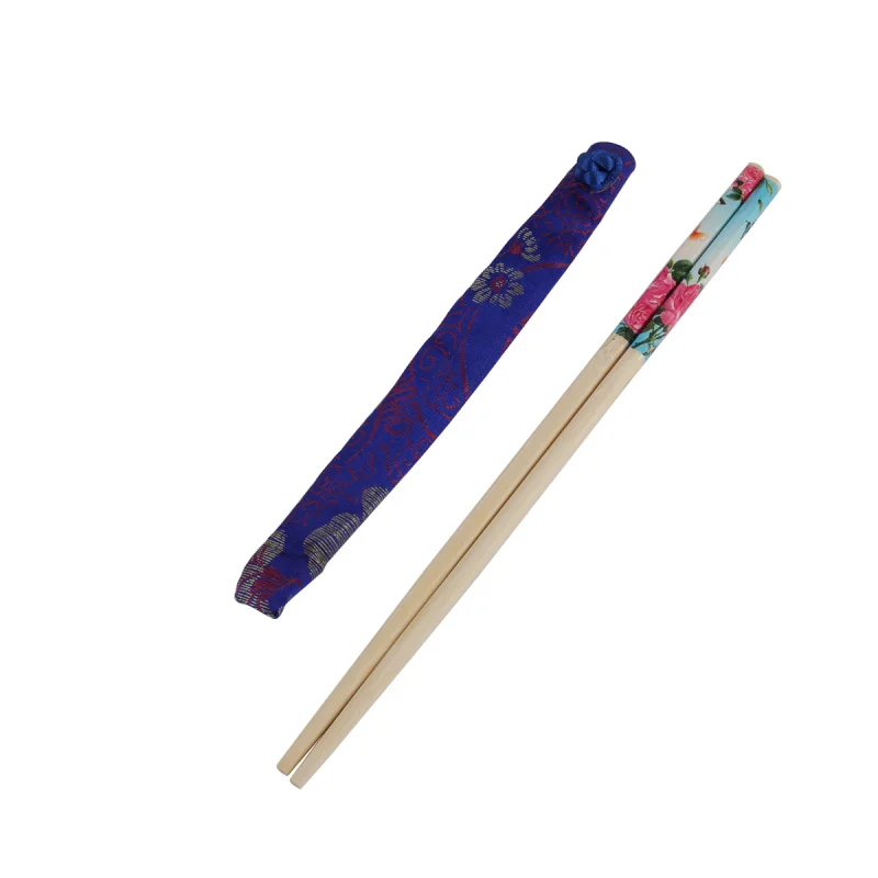 10 пар палочек для еды в классическом дизайне шелковые палочки с принтом