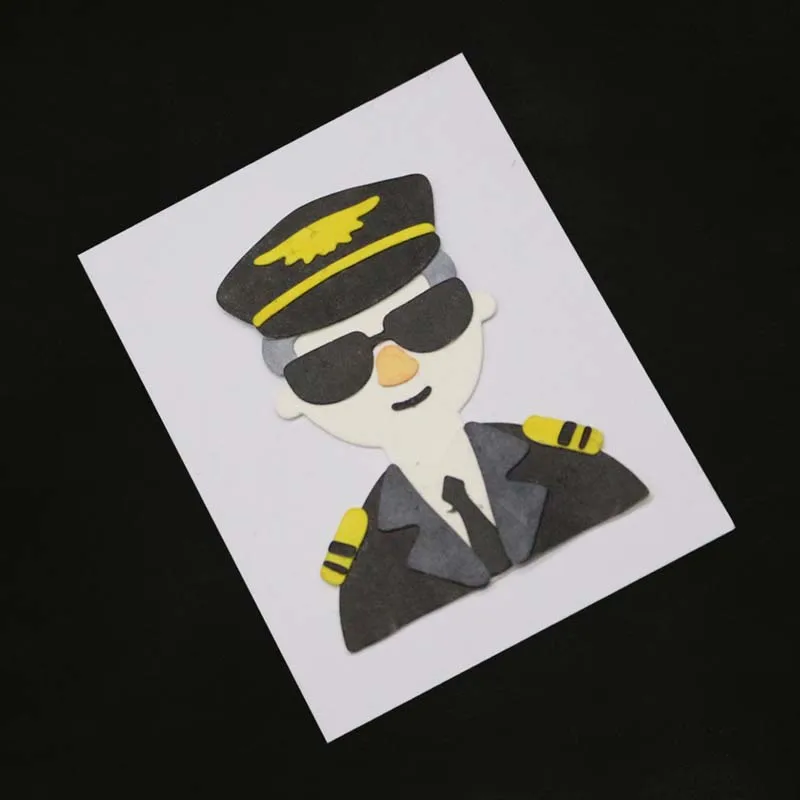 Металлические штампы в рамке с изображением Человека для скрапбукинга тиснения