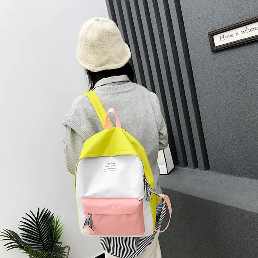 Модный женский рюкзак для отдыха, корейский рюкзак Harajuku, повседневные дорожные сумки, школьный рюкзак для девочек, повседневный рюкзак Mochila Feminina