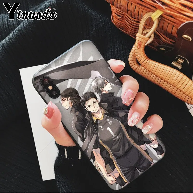 Yinuoda Haikyuu Hinata атака аниме Новинка чехол для телефона Fundas Apple iPhone 8 7 6 6S Plus X XS MAX 5 5S SE XR