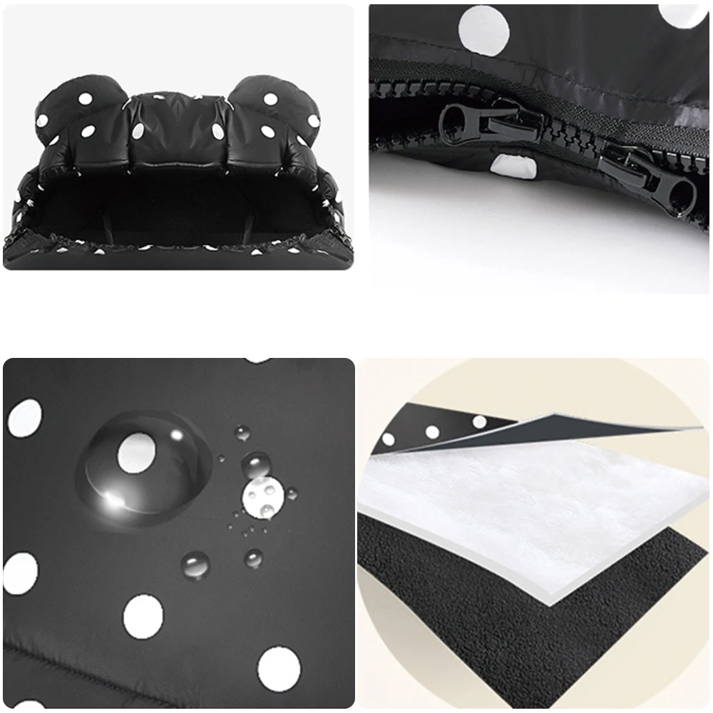 

Baby Sleeping Bag Envelopes For Newborns Envelope In The Stroller Winter Warm Dot Pattern Sleep Bag Baby Sleepsacks Footmuff