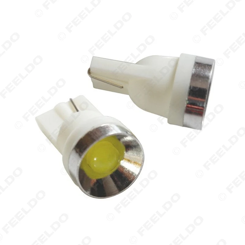100Pcs 2W Car T10 194 W5W Aluminum Floodlight Auto Dome LED Light Side Wedge Lamp 7 Colors #FD-4594 | Автомобили и мотоциклы