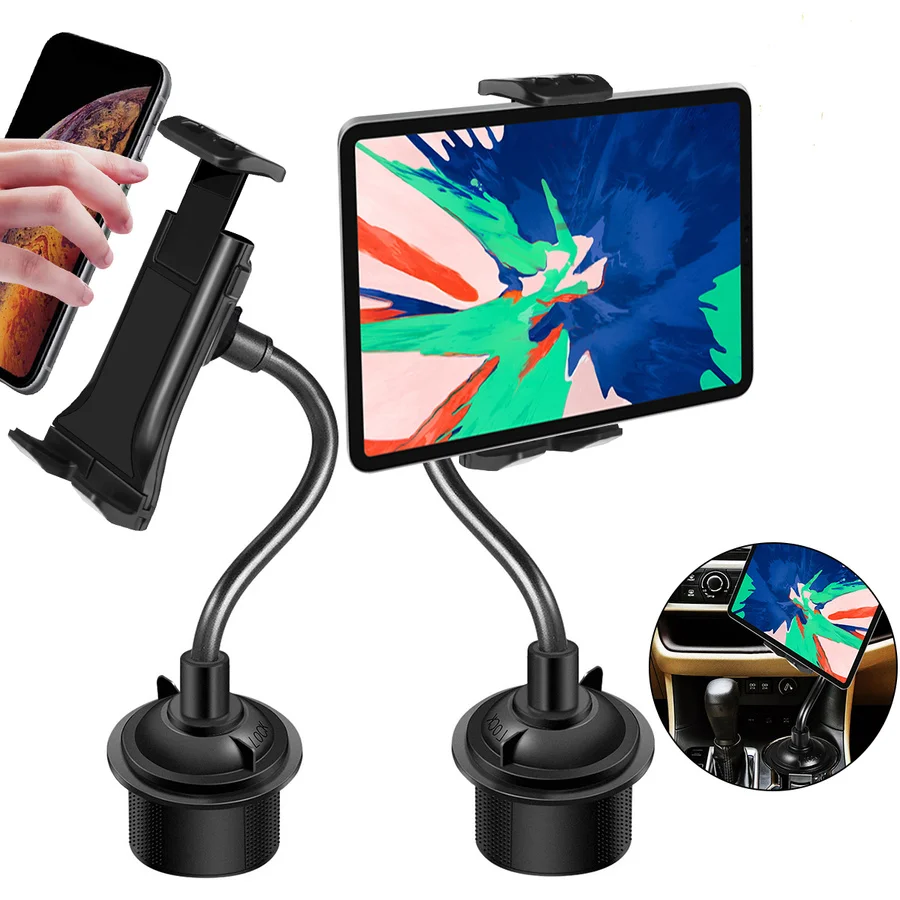 Автомобильный держатель для телефона планшета подставка samsung S10 Plus iPad Pro Air Mini