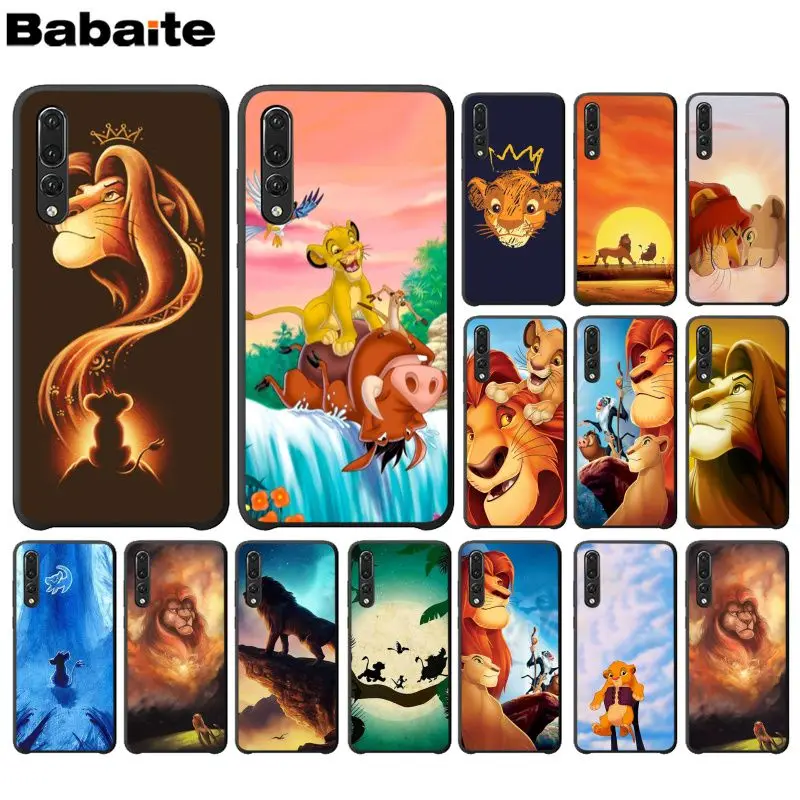 Babaite Король Лев Coque Shell чехол для телефона huawei P10 Plus Lite P20 Pro Mate20 Pro Mate10 Lite P30 Pro Чехол