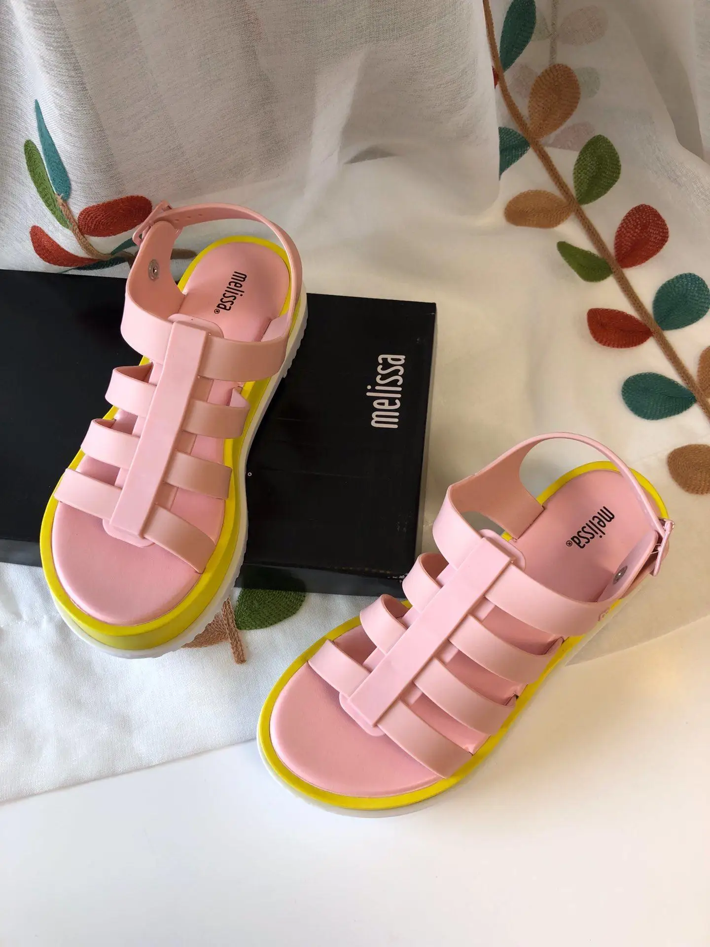 Melissa Woman Jelly Shoes Women Sandals Roman Shoes Breathable Comfortable Beach Sandals Melissa Shoes