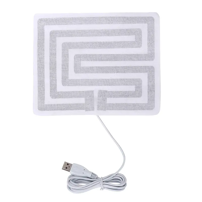 1pcs 14X17.5CM 5-7V Один или 2 шт. 2-12 В углеродное волокно грелка для рук USB нагревательная пленка Электрический зимний инфракрасный термоковрик - Цвет: 1pcs 14X17.5CM 5-7V