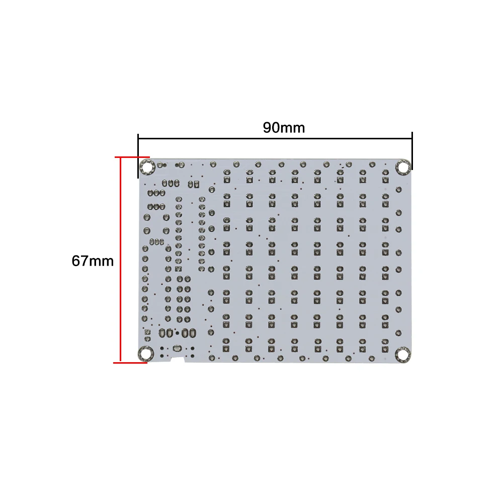 GHXAMP 8*8 музыкальный аудио светодиодный индикатор уровня Набор DIY MP3 звуковой