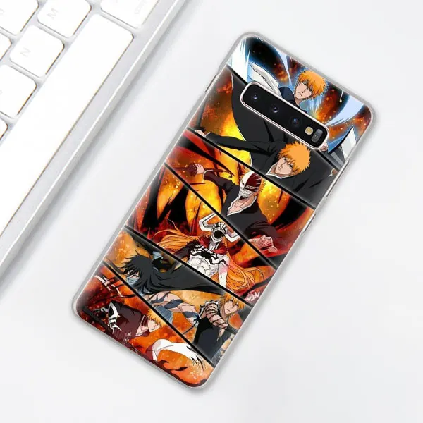 015 Японский отбеливатель чехол для телефона аниме для samsung Galaxy S10e S10 плюс S7 S8 S9 Plus, Note 8, 9, 10, плюс S10 5G M20 M30 жесткий чехол Coque - Цвет: 015