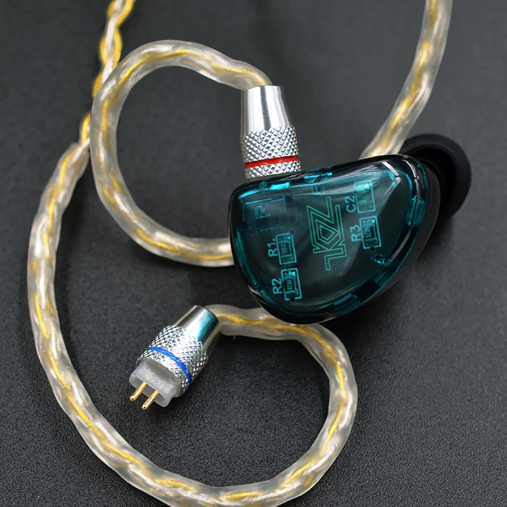 Плетеный кабель для наушников KZ B/C/MMCX Pin Plug 200 Cores ZSN/ZST/ZS10/AS10/ES3 | Электроника