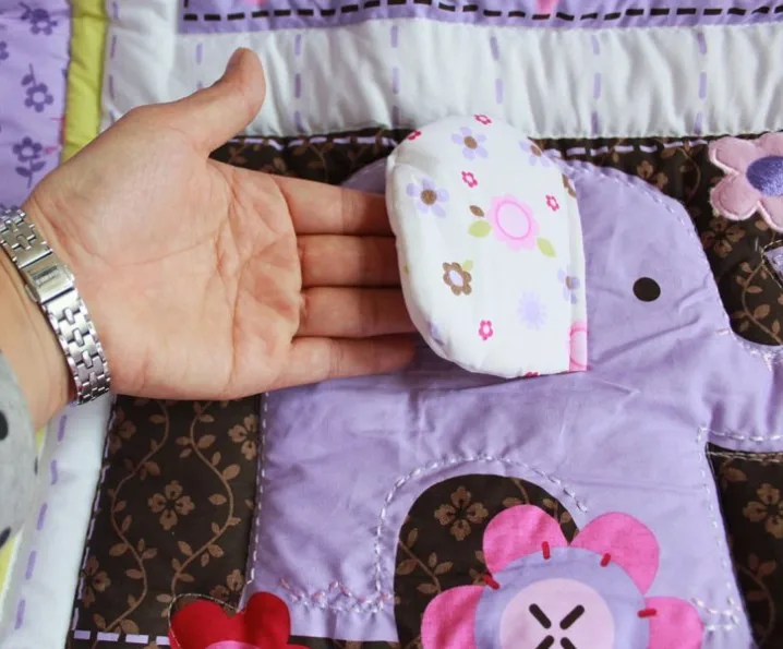 Комплект постельного белья унисекс комплект из 7 предметов для детской кроватки