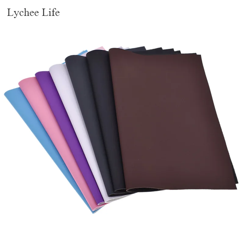 Lychee Life винтажная A4 матовая искусственная кожа швейная ткань сделай сам ручная